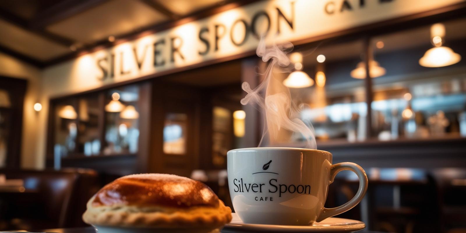 Warm and welcoming interior of Silver Spoon Café with senior patrons enjoying meals